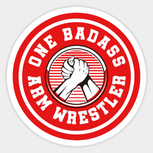 Armwrestling Sticker